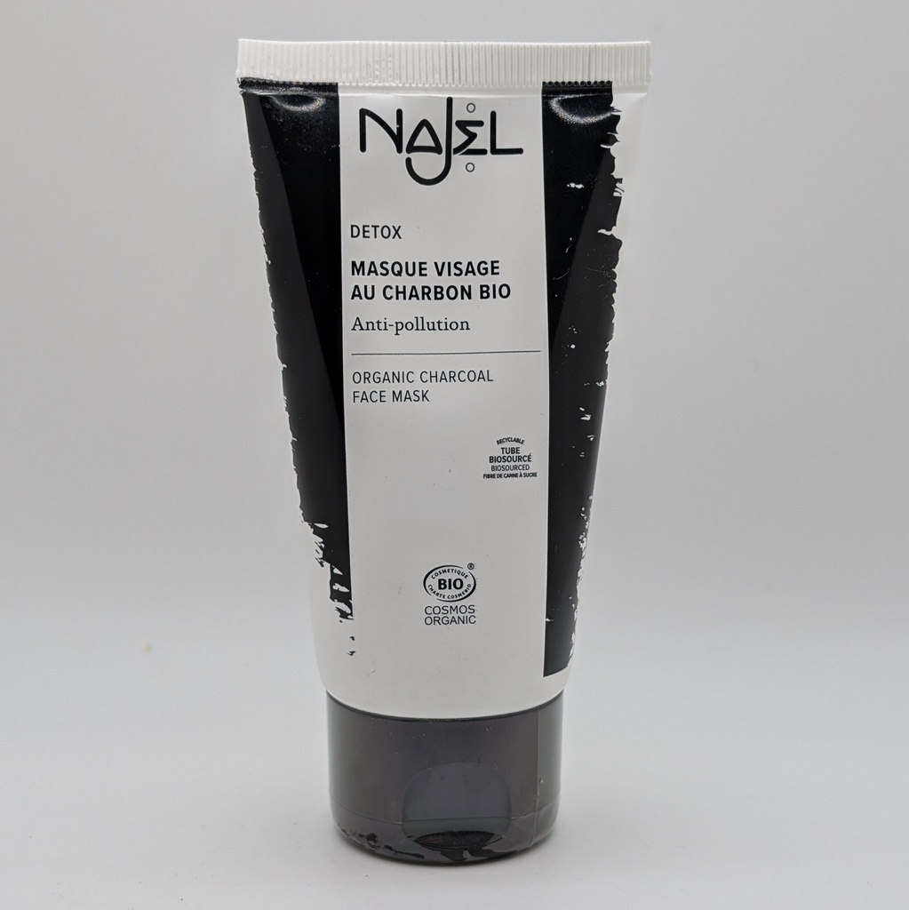 Najel - Masque Visage au Charbon Bio